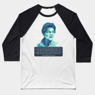 Elizabeth Warren Baseball T-Shirt